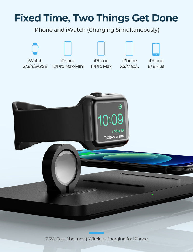 PA150ABUS 2 in 1 Wireless Charger With QC 3.0 Adapter