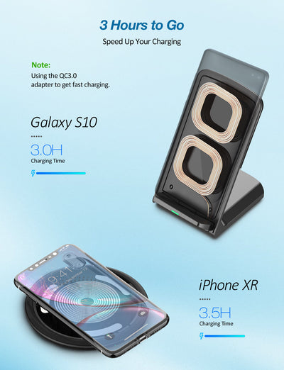 PA189A 2-Pack Wireless Chargers with USB-C