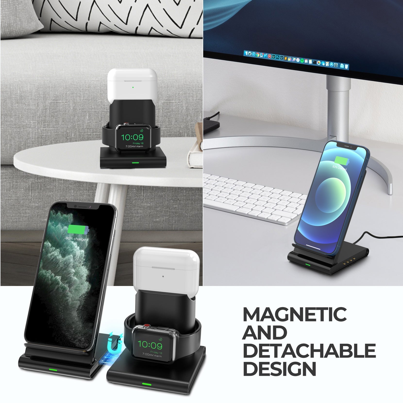 Seneo 3 in 1 wireless deals charger