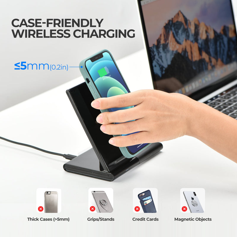 PA191B 3 in 1 Wireless Charging Stand with iWatch and AirPods