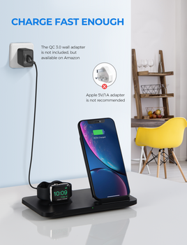 PA193A 2 in 1 Wireless Charging Stand