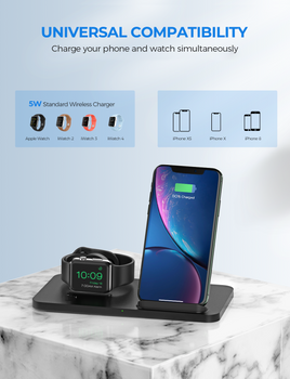 PA193A 2 in 1 Wireless Charging Stand