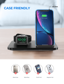 PA193A 2 in 1 Wireless Charging Stand