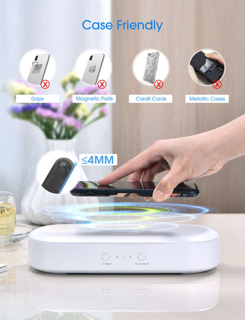 PA206A UV Light Sanitizer with Wireless Charger