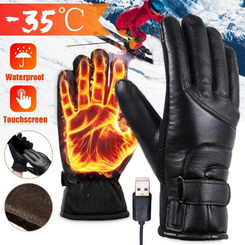 Electric Heated Gloves Rechargeable USB Hand Warmer Heating Gloves Win –  MPOW