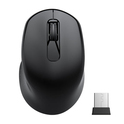 Mini Ergonomic Wireless Mouse 2.4G, Black