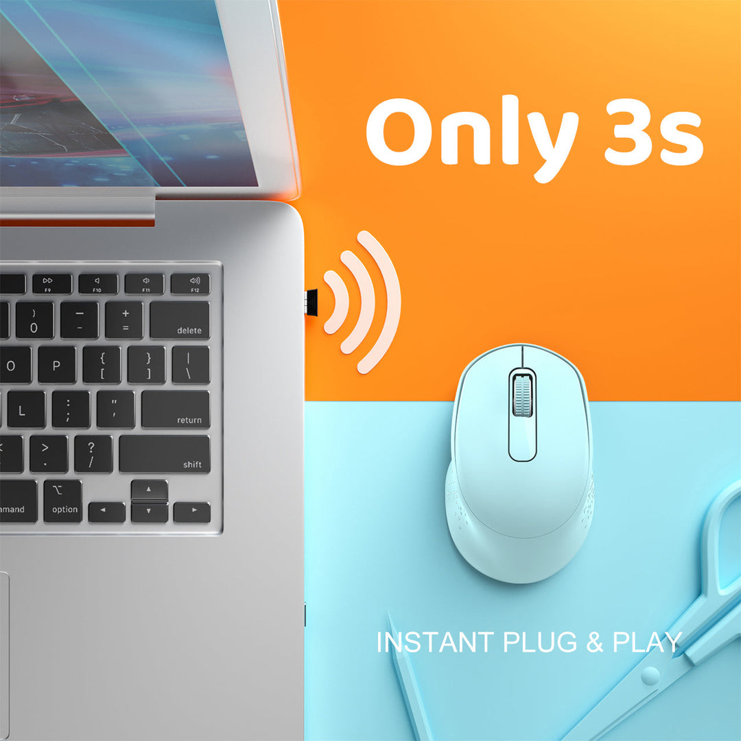 Wireless Mouse 2.4G Silent, Mint Green – MPOW