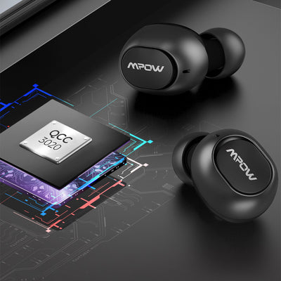 Mpow T5/M5 aptX Wahrer Drahtloser Earbuds mit der cVc 8.0 Geräuschannullierung