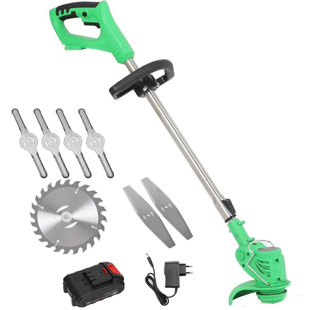 Lawn String Cutter Machine Electric Grass Trimmer Weed Eater Lawn Edger Cordless String Cutter 24 ...