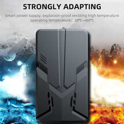 Mini Portable Car Jump Starter 50000mAh Power Bank Battery Charger Flashlight AU